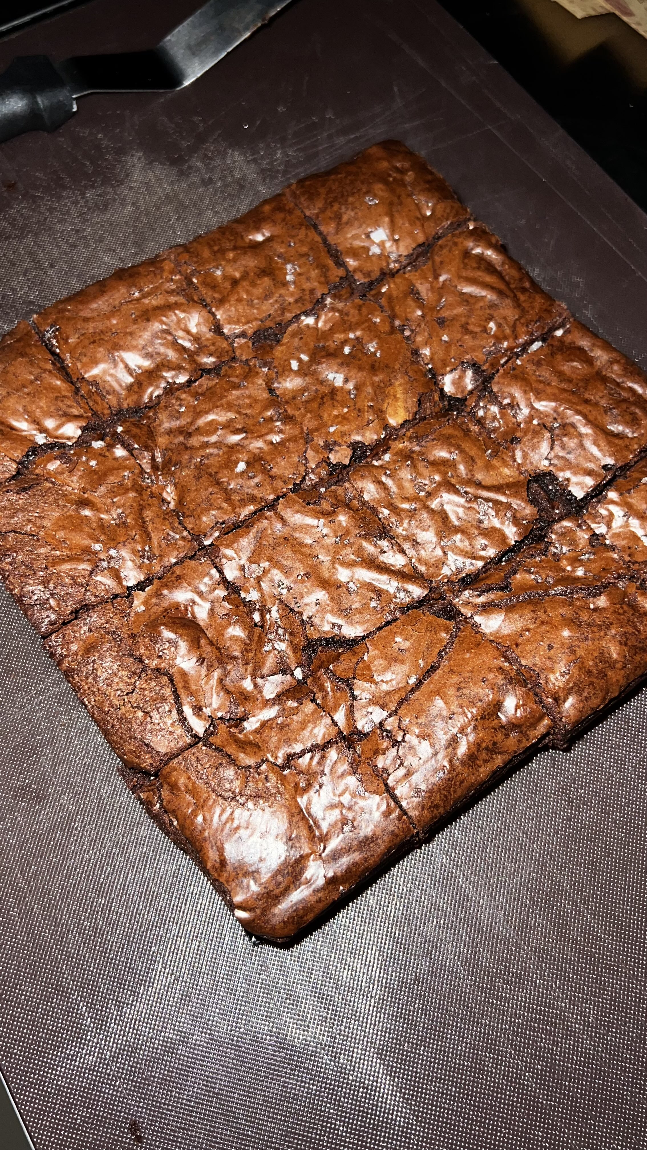 Rich chocolate brownie dessert by pastry chef Alia Amani Subang Jaya