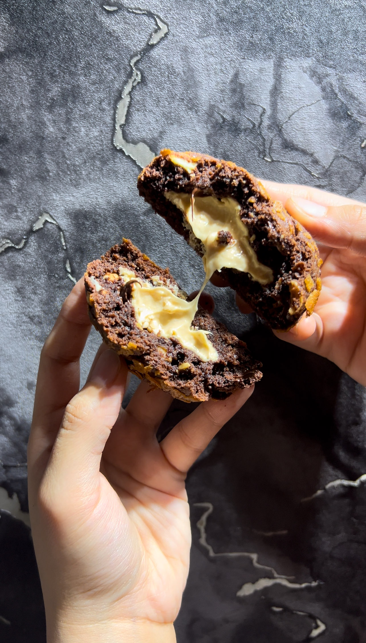 Bueno cookie cross section showing quality by Alia Amani baker