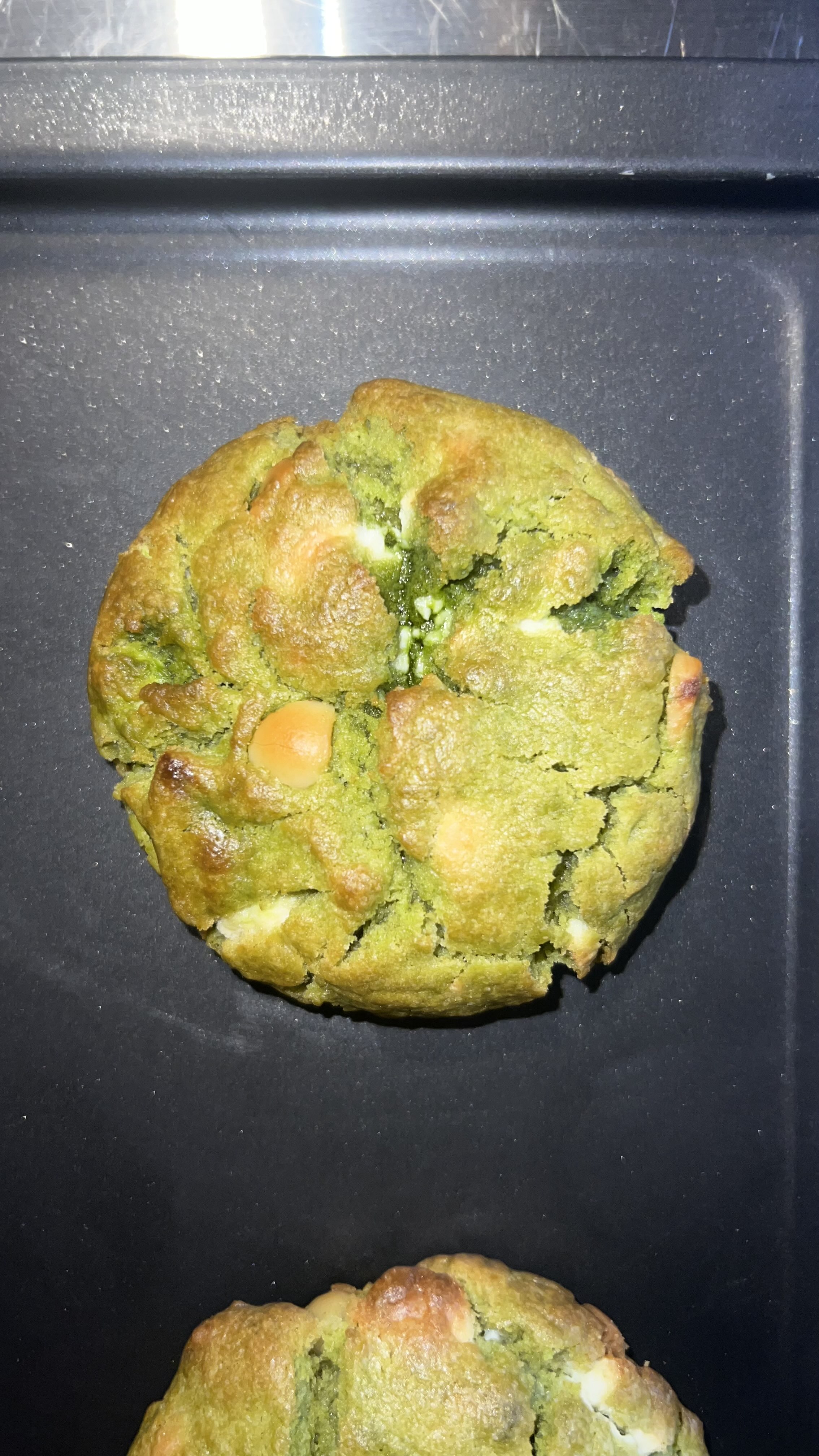 Matcha cookies Japanese inspired by Cilantro Academy graduate chef