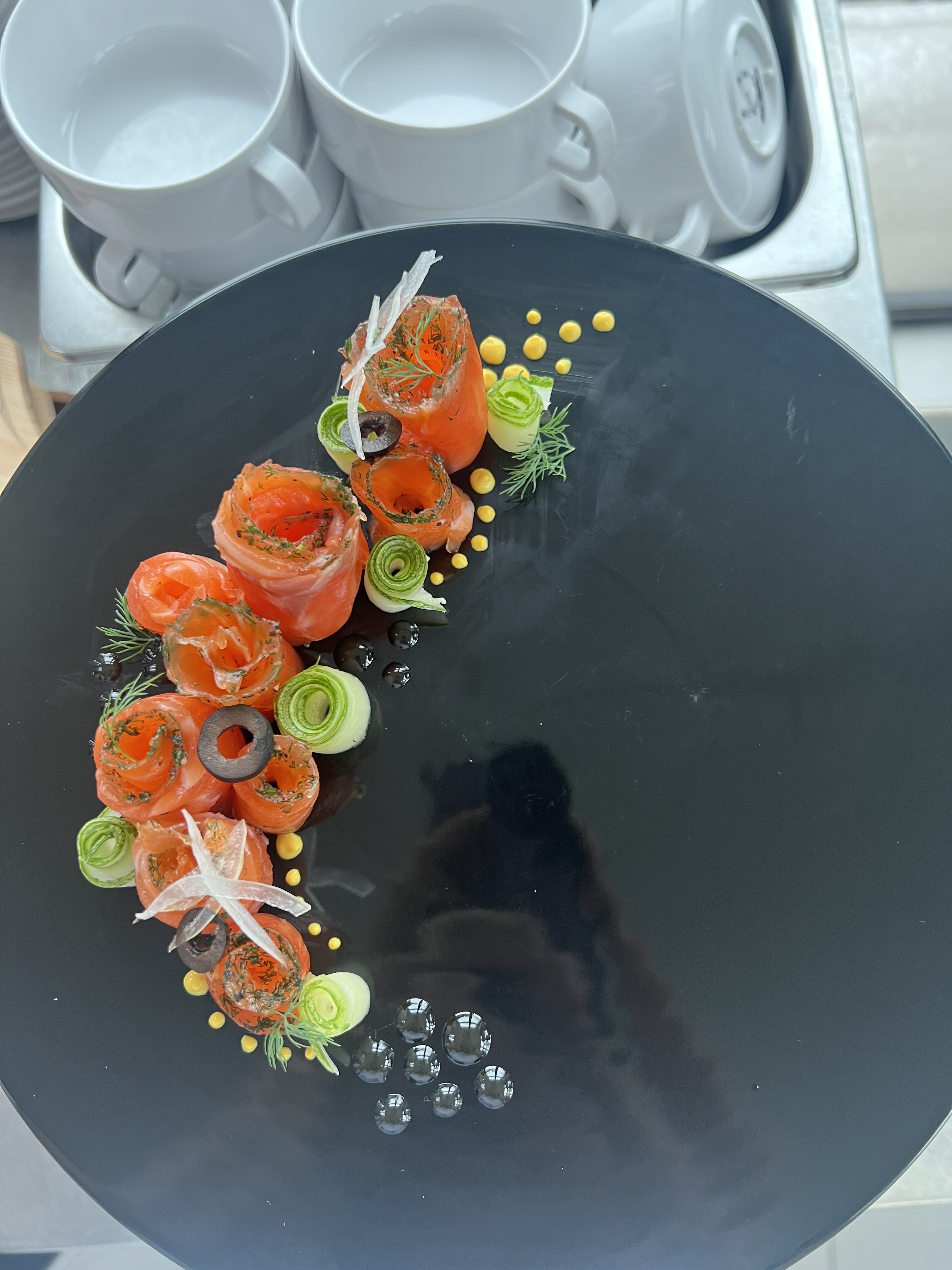 Salmon gravlax gourmet dish by chef Alia Amani Subang Jaya Selangor